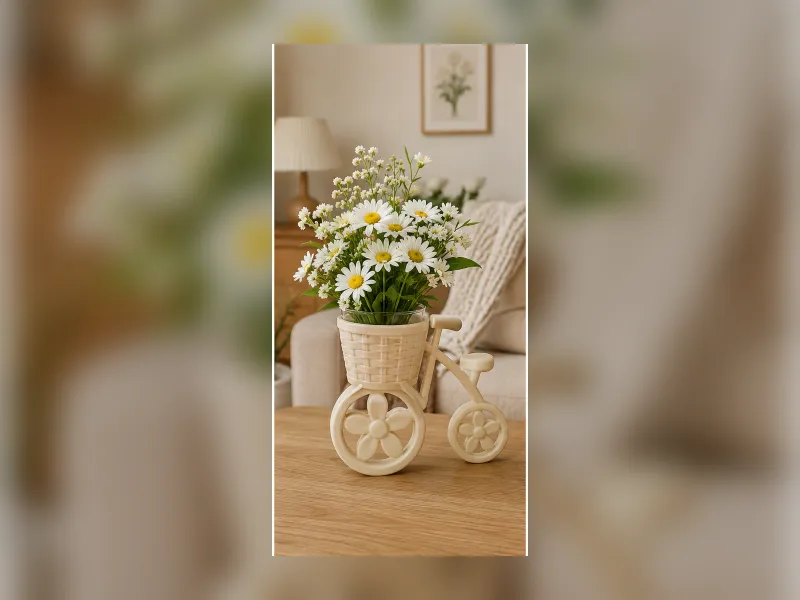 Wazon Crystal Spiral Decorative Vase