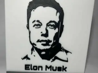 Elon Pusk Portrait 150mm tile