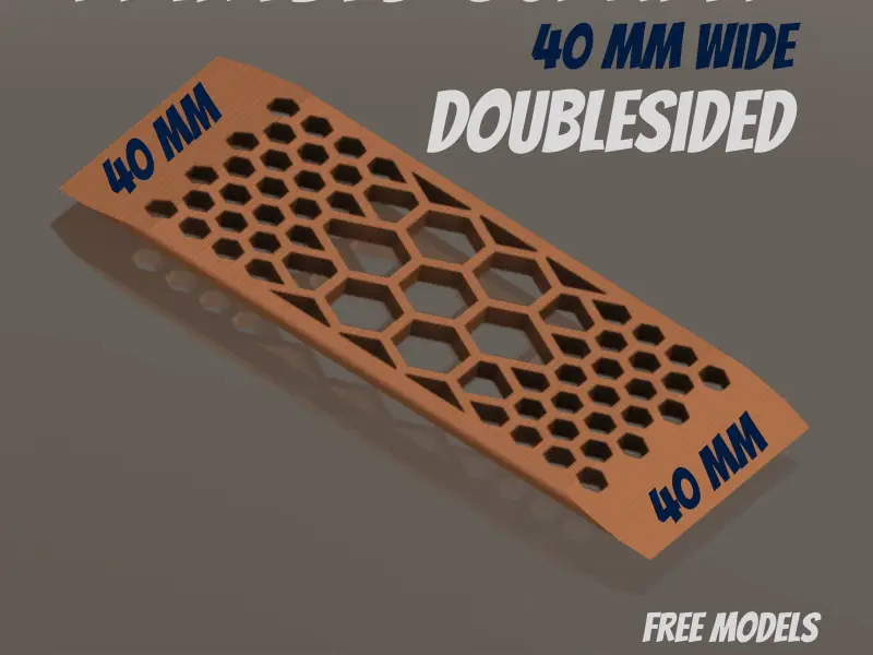 Printbed scraper, small S40, double-sided