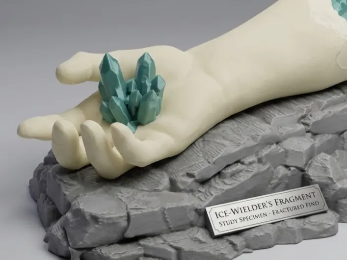 Last Ice Wizard sculpture