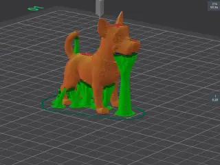 A small dog