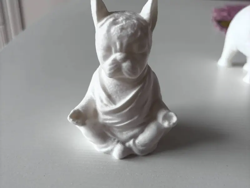 Buddhist dog bust