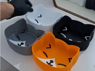 CatStack - A pack of desk organizers/trays for cat lovers