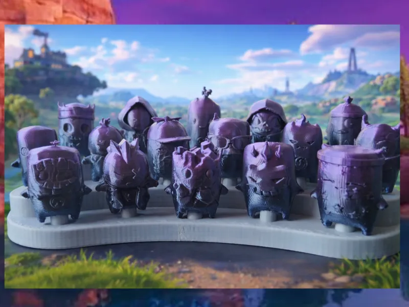 Fortnite Mini Display w/ Sprite Mini Fig Figures ( 16 set )