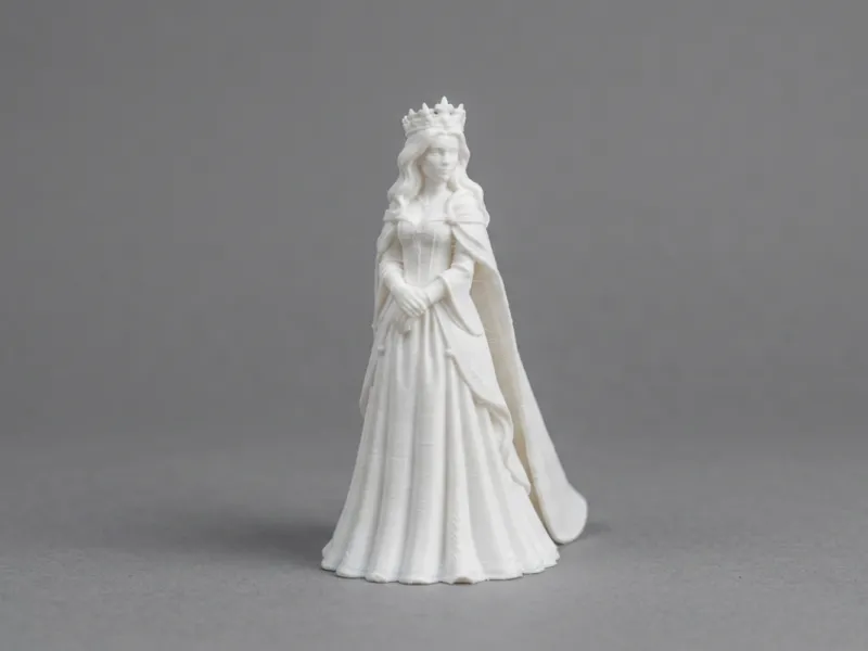 可爱中世纪公主女王装饰3D模型