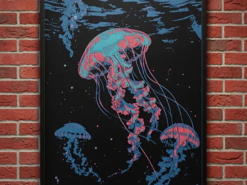 Méduse dans la mer
