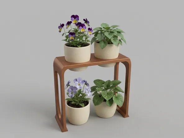 Plant stand - 2-slot version