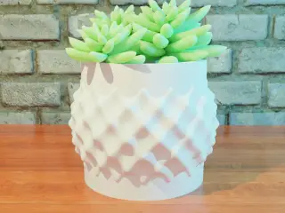 wavy pot / planter