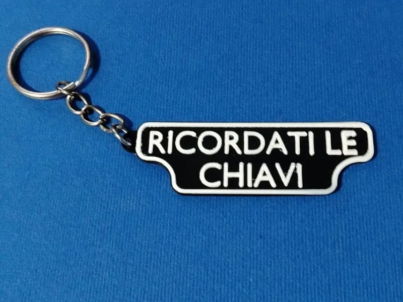"Don't Forget Your Keys" - Portachiavi amuzant