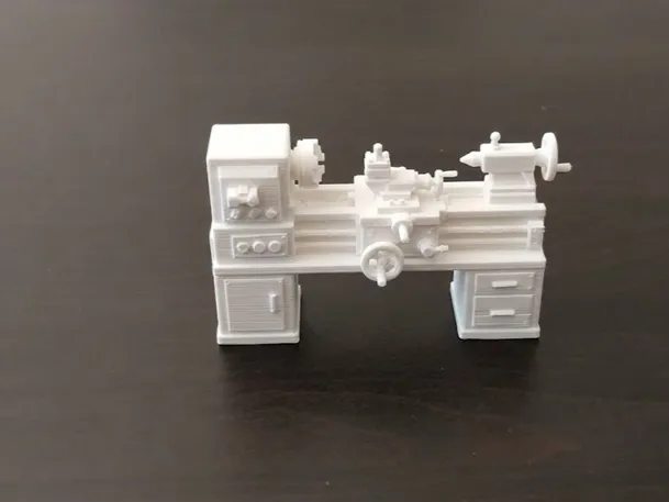 Metal Lathe – Workshop Machine Tool 1:32