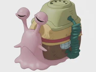 One piece snail phone