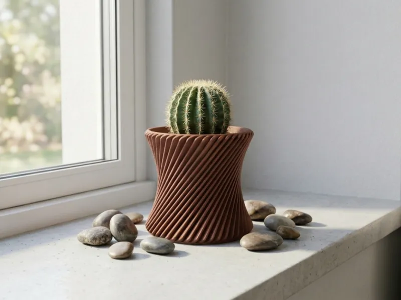 Vase 26029 | Turbine Spiral Vase Home Decor | Free STl