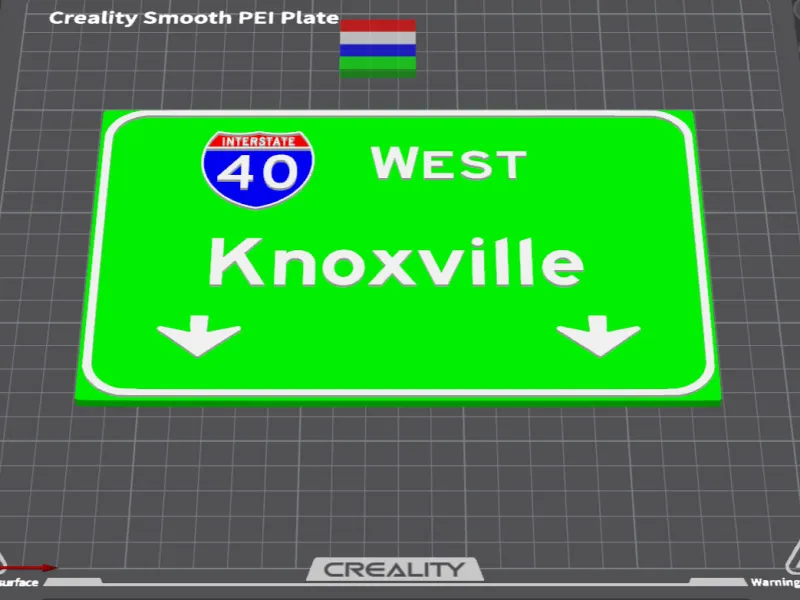 Highway Sign - Knoxville