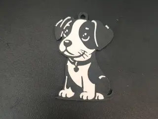Puppy keychain
