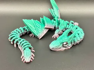 Big Gras Dragon - Winged  - Articulated - Flexi