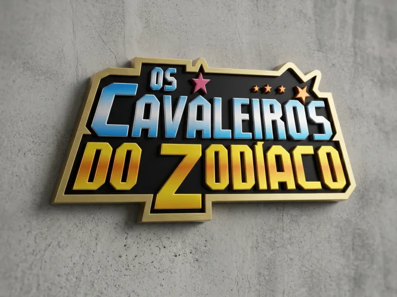Os Cavaleiros do Zodíaco (Saint Seiya) - Logo Clássica BR