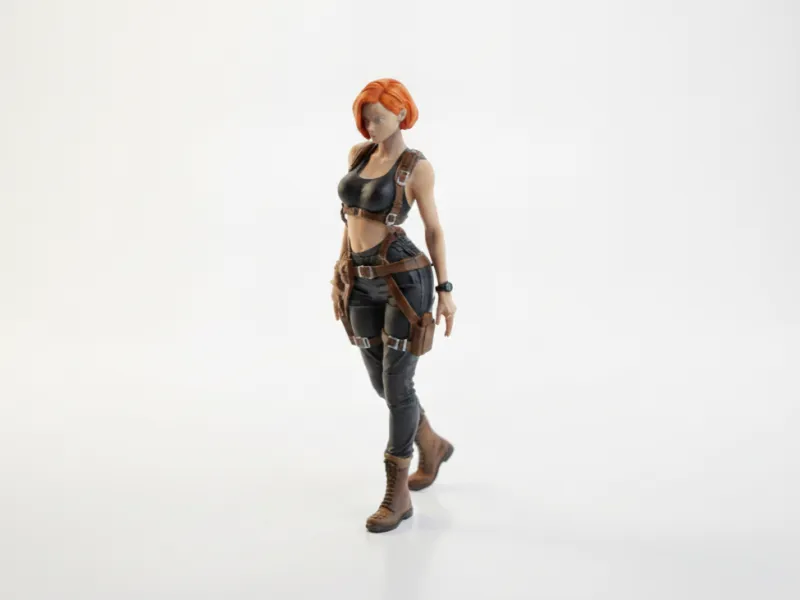 Figurine Jill Valentine Gaming imprimable en 3D