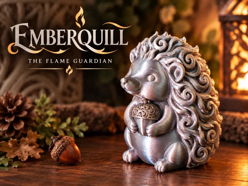 Emberquill – Le Hérisson Gardien des Flammes