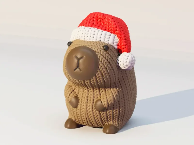 Christmas Knitted Limited Edition - Capybara