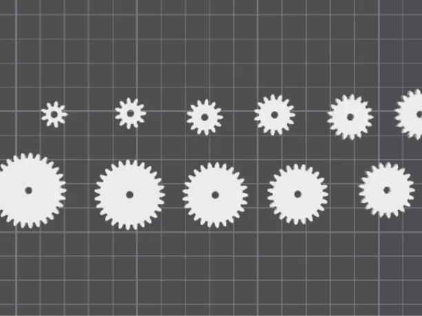 Engranajes Métricos de 6mm a 29mm