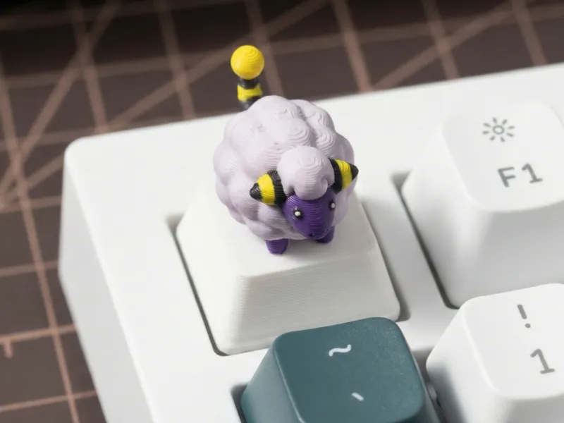 Mareep – Tecla de teclado mecánico de Pokémon