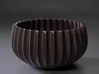 Ribbed planter 04