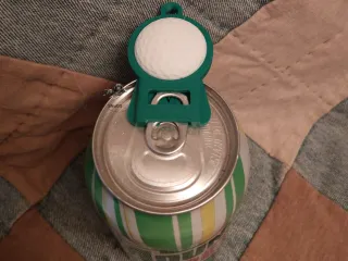 Keychain Soda Can Tab Opener Golfball