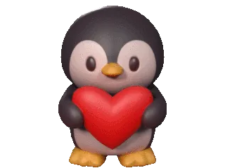 Valentine's Day Penguin