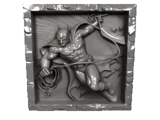 Batman Stone Painting