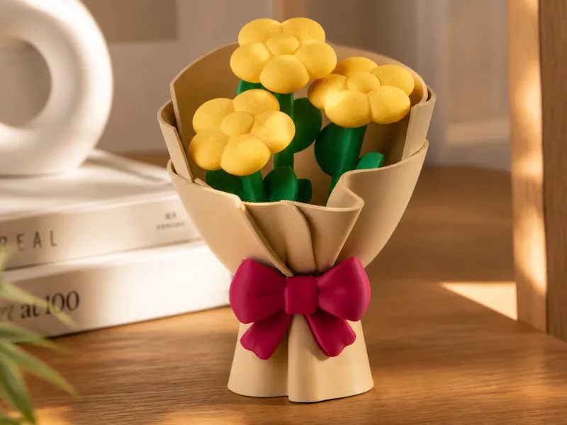 Sunny Daisy Bouquet Sculpture