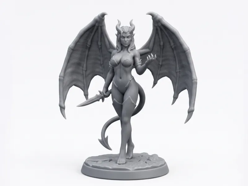 Succubus statue