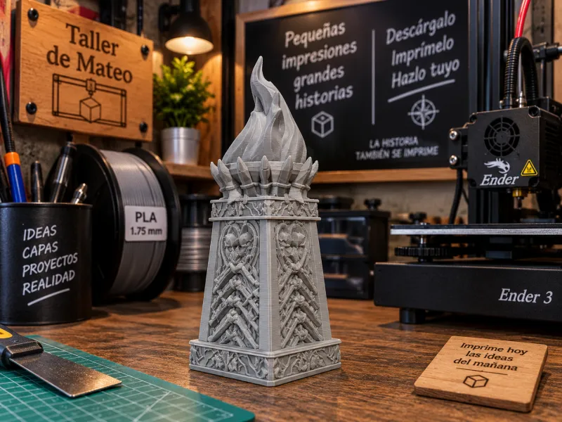 Ornamentale Obelisk – Mateo's Werkplaats