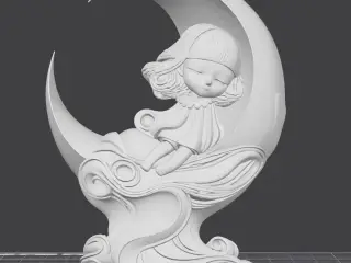 Moon Girl Decoration