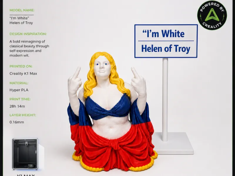 "I'm White" Helen of Troy