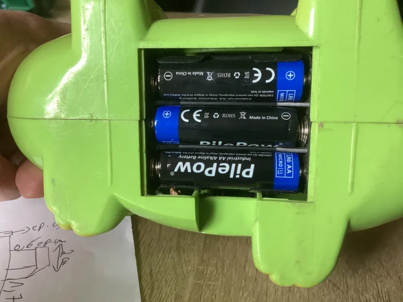 Vervangend deksel voor batterijwekker