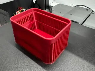 3D Mini Shopping Basket, Organizer Storage Box Home - Office