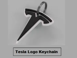 Chaveiro do Logotipo da Tesla