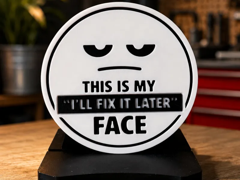 I'll fix it later