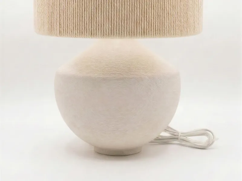 Luna Boho Table Lamp - Nordic Style Textured Lighting