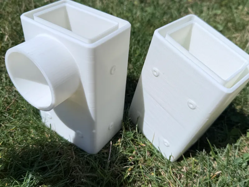 Flush First Rain Barrel Diverter for 2" × 3" Downspouts