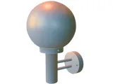 Modern Outdoor Wall Globe Light Fixture-0