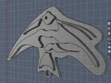 Angelfish keychain-0