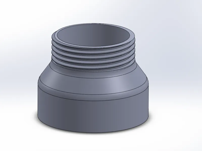 2in NPT Female to 2in Male Pipe Fitting