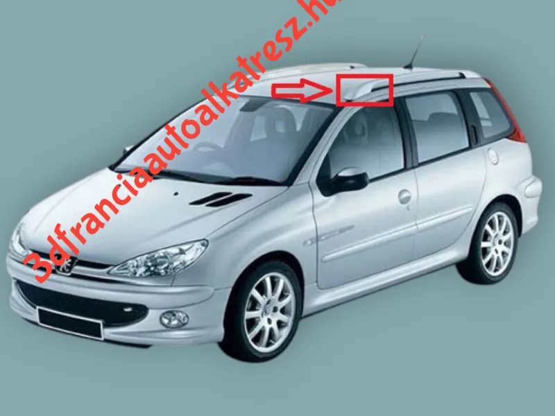 Roof Rail End Cap for Peugeot 206 SW