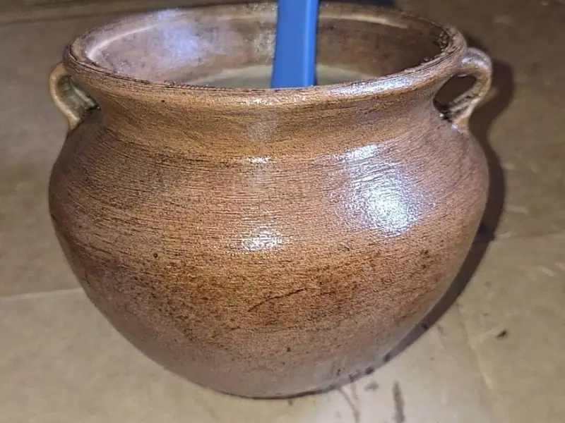 Clay pot V2 Flat bottom