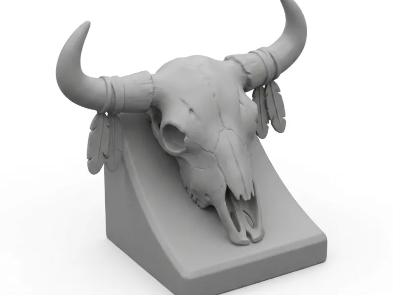 Buffalo skull
