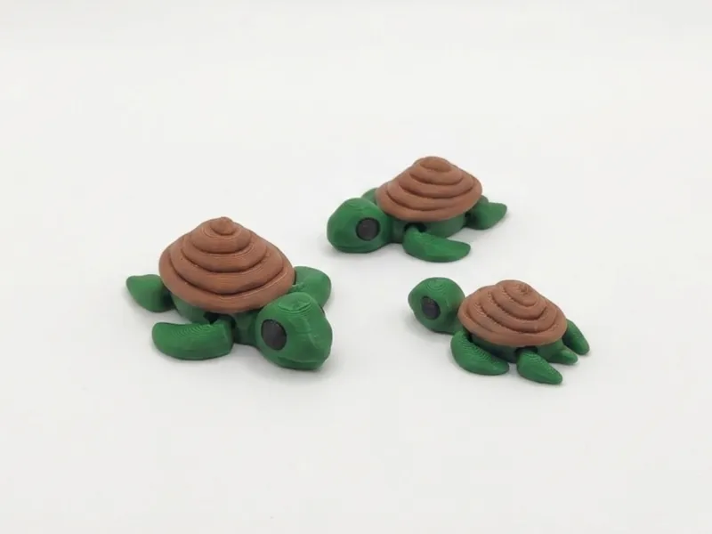 Cute Flexi Turdle + keychain