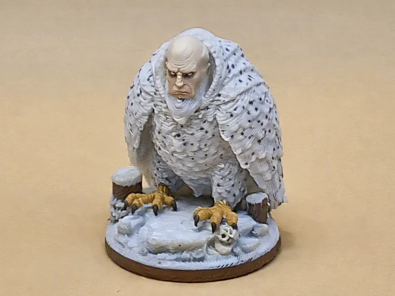 RPG İnsan Başlı Baykuş Minyatürü