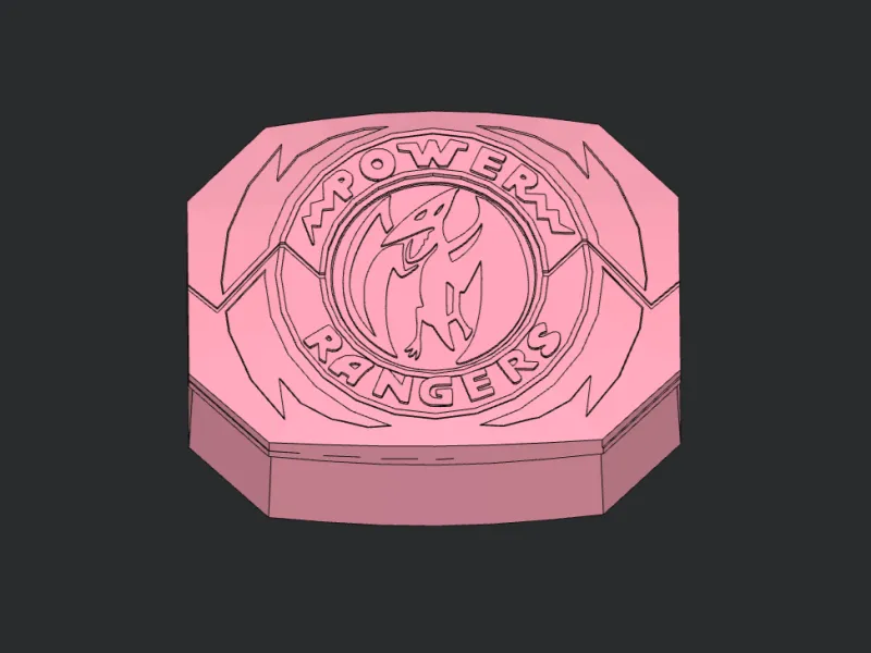 Pink Ranger Pterodactyl Power Morpher TCG Deck Box