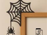 Halloween Door Corner Decor, Spider - Web Shaped-0